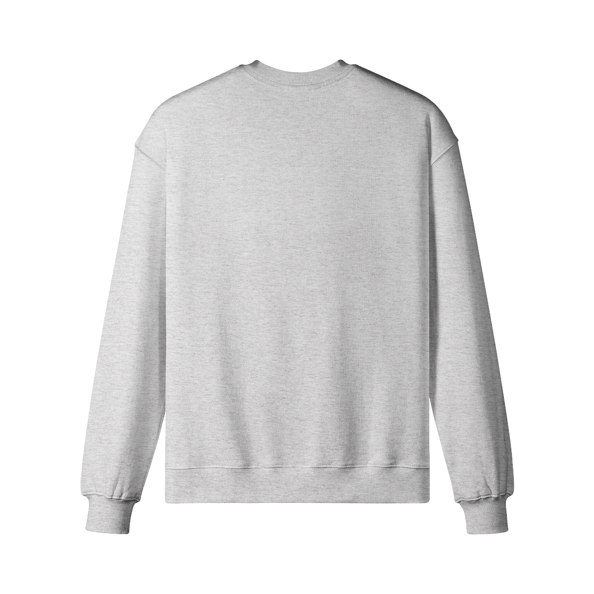 TRŌFĒ Gold Logo Sweatshirt heather grey back