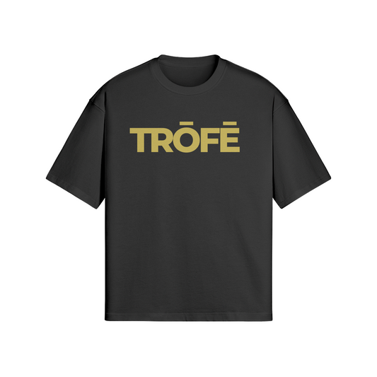 TRŌFĒ Gold Logo Tee front