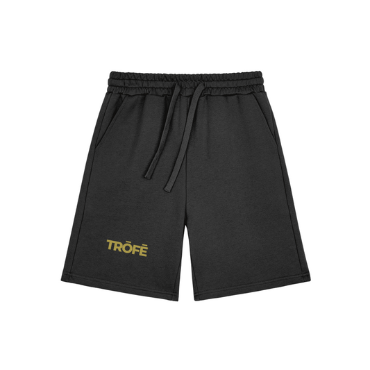 TRŌFĒ Shorts Gold Logo front