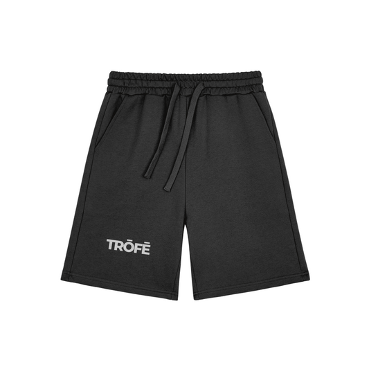 TRŌFĒ Shorts White Logo front